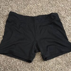 C9 by Champion Black Bike Shorts with Elastic Waistband